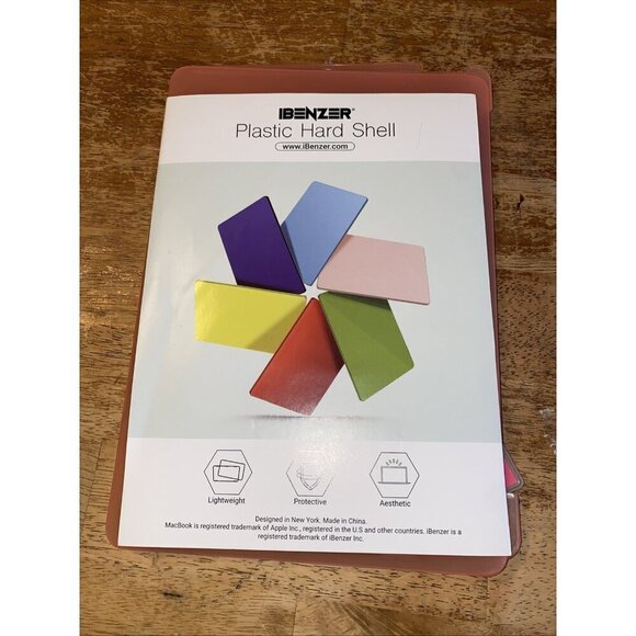 New Ibenzer plastic hardshell for MacBook 12” x 9” hot pink with keyboard cover - Picture 3 of 4